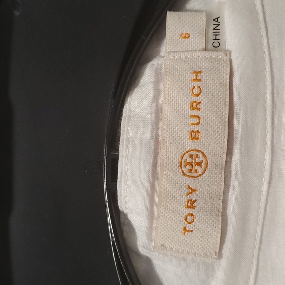 Tory burch long sleeves  100 % cotton shirt.